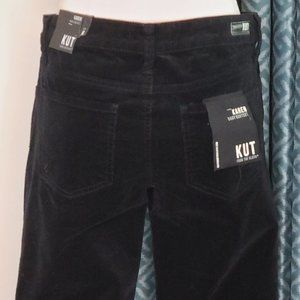 NWT Kut from the Kloth - Black Corduroy size 6